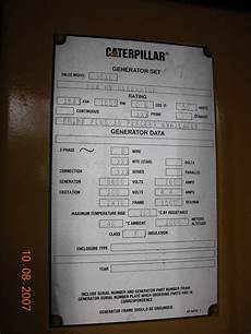 Caterpillar generator parts